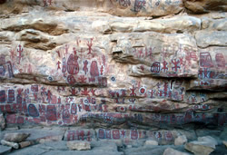 Rock Paintings Near Dogon